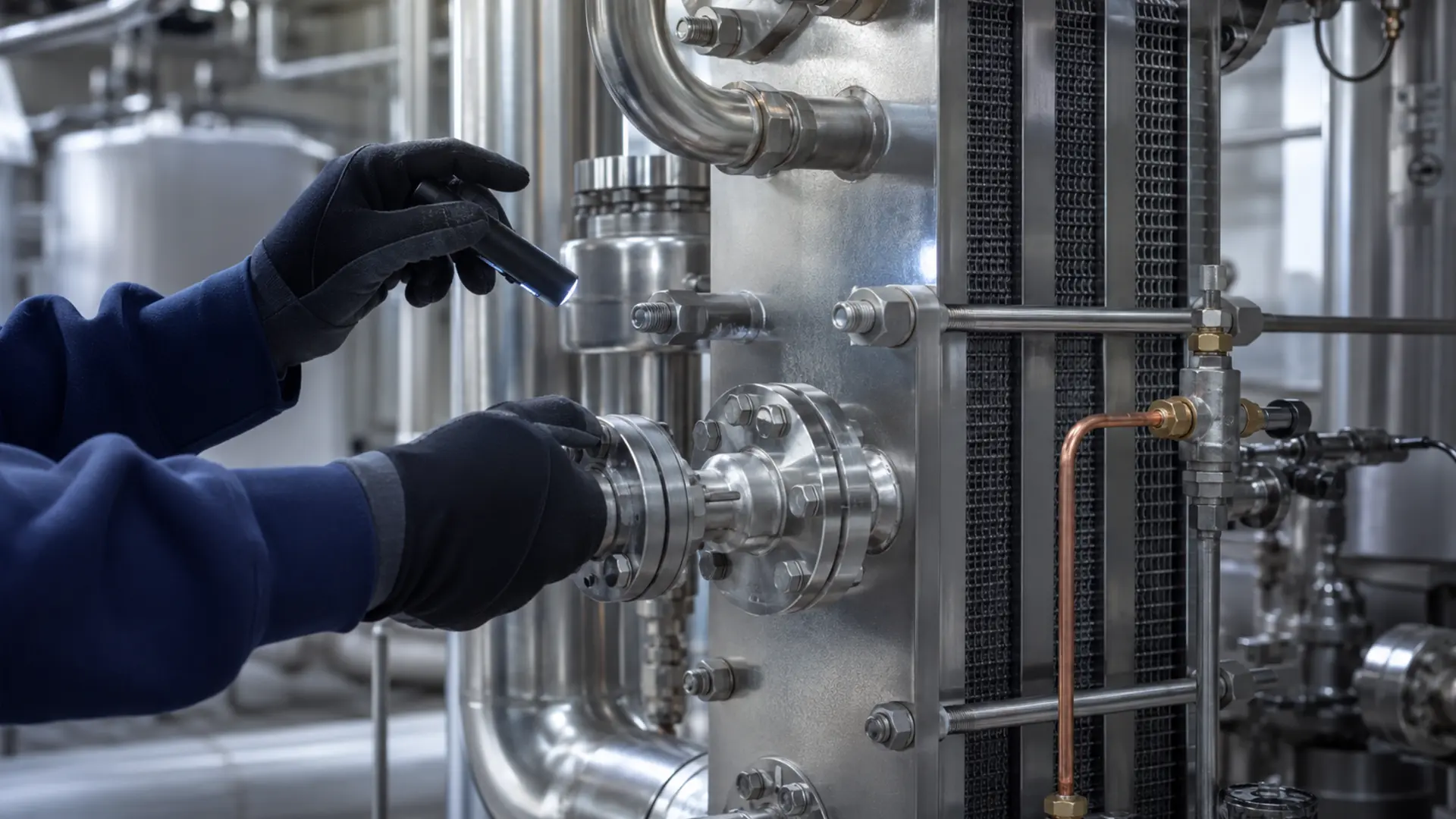Équipements techniques du secteur Chimie